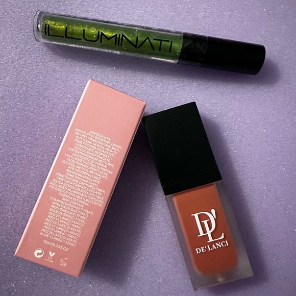 2/$25 DE’ LANCE LIQUID BLUSH and ILLUMINATI PH BALANCED LIP GLOSS- BRAND NEW - Picture 2 of 3